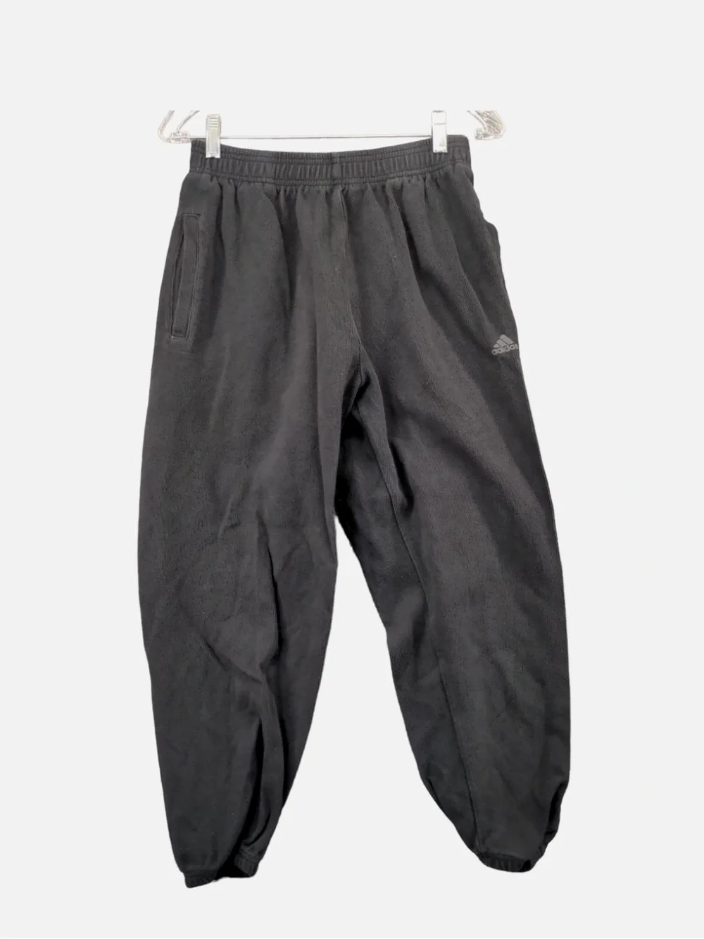 Adidas Joggers Sweatpants Mens Size Small Black Pockets Logo